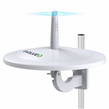 Evolveo Antenă exterioară activă EVOLVEO Jade 3, receptie FM/DAB+/DVB-T2, filtru LTE, 4G, 5G