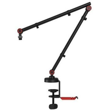 Genesis Brat pentru microfon Genesis NGM-2156, Thulium 500 cu suport pentru casti, capacitate maxima de sustinere 1 kg, Negru