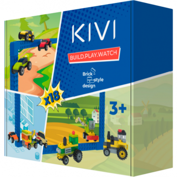 KIVI Set de accesorii Kiwi kids TV Auto, Multicolor