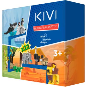 KIVI Set de accesorii pentru Kivi KidsTV „Animalele”, varsta 3+, Multicolor