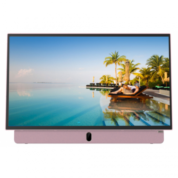 METZ Televizor portabil Metz LED 24MPE7300Z, 60 cm, Smart Google TV , Full HD, 220/12V, autonomie baterie 3 h, Clasa E, Roz