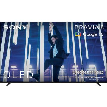 Sony Televizor Sony Bravia 8 OLED 65XR80, 164 cm, Smart Google TV, 4K Ultra HD, 100 Hz, Clasa E (Model 2024), Negru