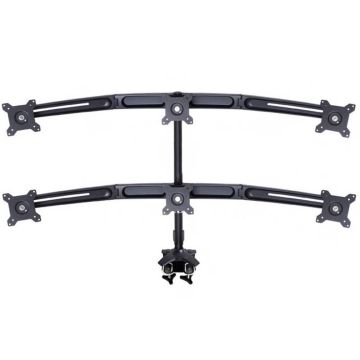 Suport TV / Monitor Multibrackets pentru 6 monitoare, 15 - 24 inch, negru
