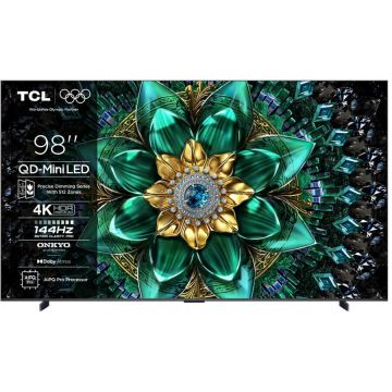 TCL Televizor Mini LED TCL 98Q6C, 248 cm (98), Ultra HD 4K, Smart TV, WiFi, CI+, Negru