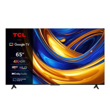 TCL Televizor TCL LED 65P69B, 65'', 165cm, Smart Google TV, 4K Ultra HD, 60 Hz, Negru