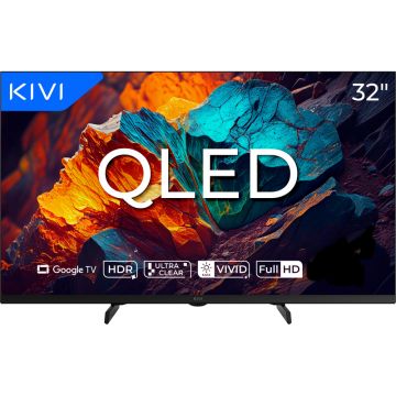 Televizor LED KIVI Smart TV 32F720QB Seria F720QB 80cm negru Full HD