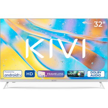 Televizor LED KIVI Smart TV 32H760QW Seria H760QW 80cm alb HD Ready