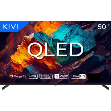 Televizor LED KIVI Smart TV 50U720QB Seria U720QB 126cm negru 4K UHD HDR