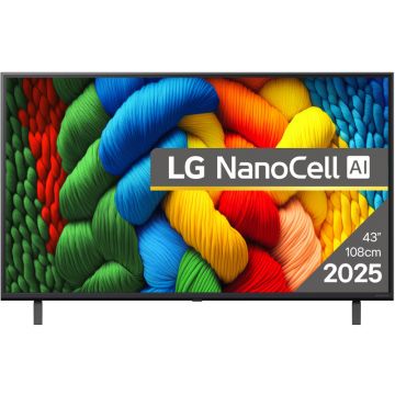 Televizor LED LG Smart TV 43NANO80A3B Seria NANO80 108cm 4K UHD HDR