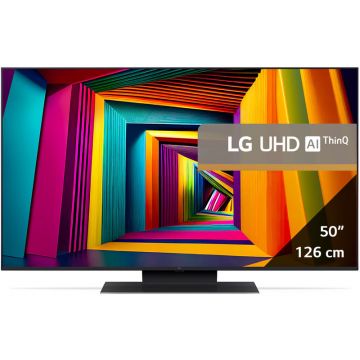 Televizor LED LG Smart TV 50UT91006LA Seria UT91 126cm gri inchis 4K UHD HDR