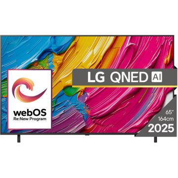 Televizor LED LG Smart TV 65QNED80A3A Seria QNED80 AI 164cm 4K UHD HDR