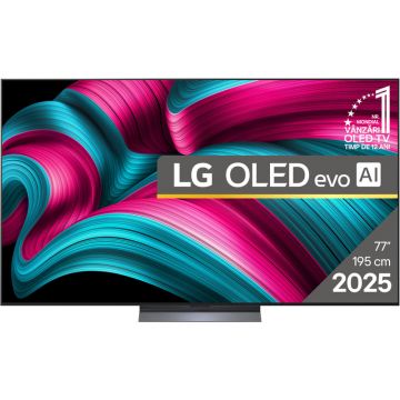 Televizor LED LG Smart TV OLED 77C51LA Seria evo C5 195cm 4K UHD HDR