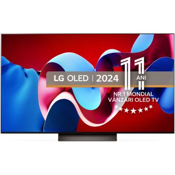Televizor LED LG Smart TV OLED55C42LA Seria evo C4 139cm 4K UHD HDR