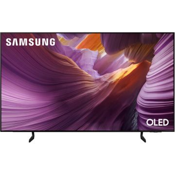Televizor LED Samsung Smart TV OLED QE55S85FA Seria S85F 138cm negru 4K UHD HDR