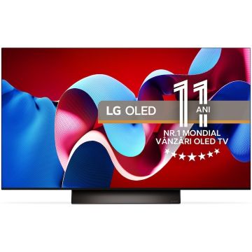 Televizor LG OLED evo 48C41LA, 121 cm, Smart, 4K Ultra HD, 100 Hz, Clasa G (Model 2024)