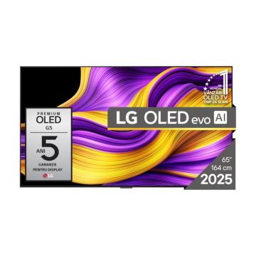 Televizor OLED Evo LG 65G51LW, Brightness Booster Ultimate, ULTRA HD 4K, HDR, 164 cm, Clasa E Televizor OLED Evo LG 65G51LW, Brightness Booster Ultimate, ULTRA HD 4K, HDR, 164 cm, Clasa E