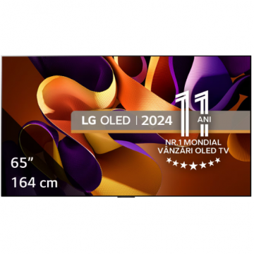 Televizor OLED Evo OLED65G42LW 164Cm Smart 4K Ultra HD 100Hz Clasa F (Model 2024) Gri