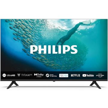 Televizor Philips LED 65PUS7009, 164 cm, Smart TV, 4K Ultra HD, Clasa F (Model 2024)