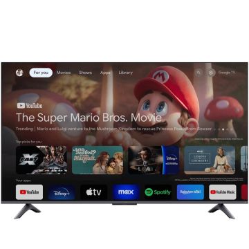 Televizor QLED A Pro 108 cm Smart Google 4K Ultra HD Clasa G ( Model 2024 ) Negru