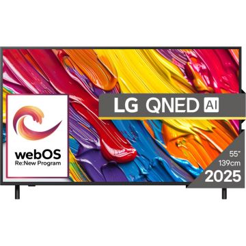 Televizor Smart LG QNED 55QNED84A3C, 139 cm, Ultra HD 4K, Clasa F