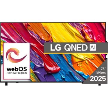 Televizor Smart LG QNED 75QNED84A3C, 189 cm, Ultra HD 4K, Clasa D