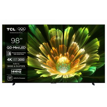 Televizor TCL Mini LED 98Q7C, 248 cm, Smart Google TV, 4K Ultra HD, Clasa E