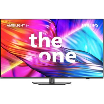 Televizor The One Smart TV43PUS8919/12 Seria PUS8919/12 108cm 4K UHD HDR Ambilight pe 3 Laturi Gri