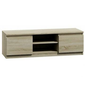 TOP E SHOP Comoda TV Top E Shop RTV120 Son, 2 rafturi, Stejar