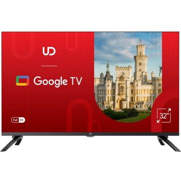UD Televizor UD 32GF5210S, Full HD, Smart TV, Google TV, Wi-Fi, Bluetooth, Negru, 32