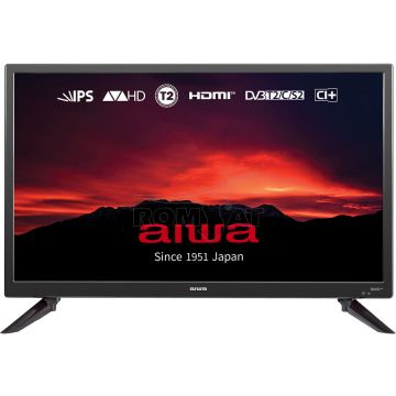 AIWA Televizor AIWA, 61 cm, LED, HD, JH24BT300S, Negru