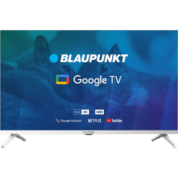 Blaupunkt Televizor Blaupunkt LED 32FBG5010S, Smart Google TV, Full HD, Clasa F,diagonala 81 cm, Alb