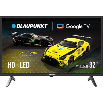 Blaupunkt Televizor Blaupunkt LED 32WGC5500, 81 cm, Smart Google TV, HD, Clasa E, Negru