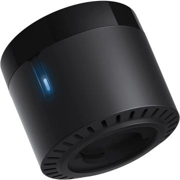 BroadLink Telecomanda universala inteligenta BroadLink RM4 Mini, control IR, Wireless, 4G, compatibil Android iOS, Alexa Google Assistant, pentru aer conditionat, televizor, sistem audio