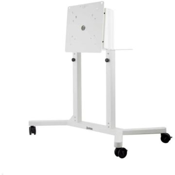 Edbak Suport TV mobil Edbak TRF100, reglabil pe inaltime, 55 inch, pentru Samsung Flip, alb