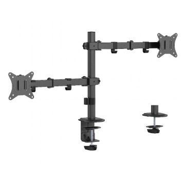 GEMBIRD Suport monitor dublu, GEMBIRD, 17''-32'', Negru