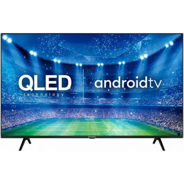 Hyundai Televizor Smart Hyundai QLX50840G, QLED, 50, 126 cm, 4K UHD, Android TV, Wi-Fi, Bluetooth, Chromecast, Google Assistant, control vocal, Negru