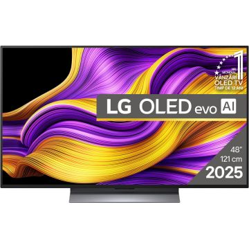 LG Televizor LG OLED evo 48G53LS, 121 cm, Smart, 4K Ultra HD, 100 Hz, Clasa F (Model 2025), Argintiu