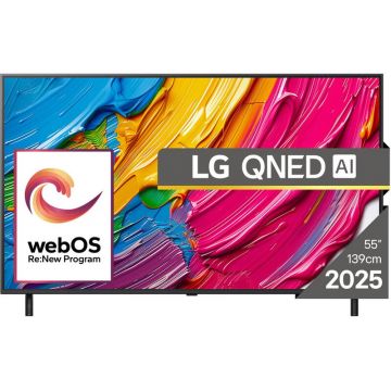 LG Televizor LG QNED 55QNED80A3A, Diagonala 139 cm, Rezolutie 3840 x 2160, Smart, 4K Ultra HD, Clasa E, Gri LG Televizor LG QNED 55QNED80A3A, Diagonala 139 cm, Rezolutie 3840 x 2160, Smart, 4K Ultra HD, Clasa E, Gri