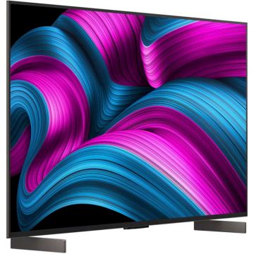 LG Televizor Smart LG OLED42C5ELB evo TV, OLED TV,  42 inch, 106 cm, UltraHD 4K, triplu tuner, HDR, 120Hz panel, Negru-Gri