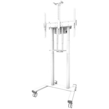 NEOMOUNTS Suport TV Neomounts FL55-875WH1, alb, motorizat, inaltime ajustabila, 55