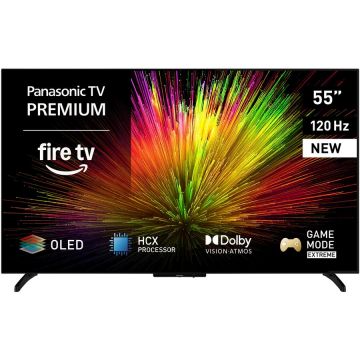 Panasonic Televizor Panasonic OLED TV-55Z80BEZ, 139 cm, Smart, 4K Ultra HD, 100 Hz, Clasa F (Model 2025), Negru