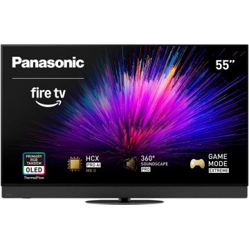 Panasonic Televizor Panasonic OLED TV-55Z95BEG, 139 cm, Smart, 4K Ultra HD, 100 Hz, Clasa G (Model 2025), Negru