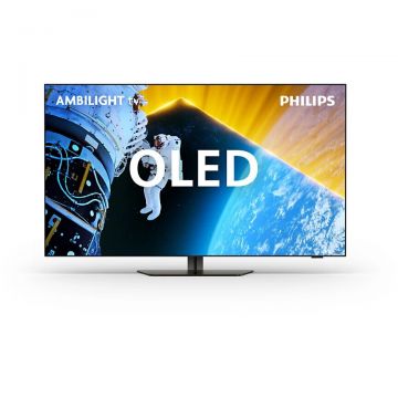 Philips Televizor Philips 55OLED809/12, Televizor OLED - 55 - negru/gri, UltraHD/4K, Ambilight, Wi-Fi, HDR, Google TV, panou 120Hz