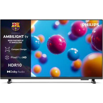 Philips Televizor Philips Ambilight TV LED 32PFS6900, 80 cm, Smart TV, Full HD, Clasa F (Model 2025), Negru