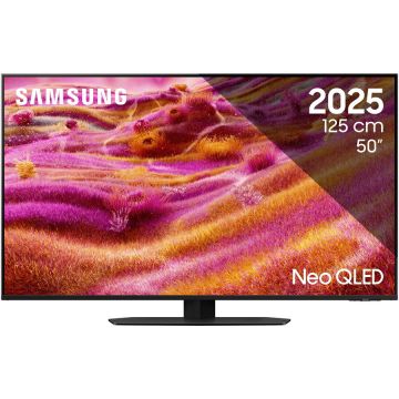 Samsung Televizor SAMSUNG MiniLED Neo QLED 50QN90F, 125 cm, Smart, 4K Ultra HD, 100 Hz, Clasa F (Model 2025), Negru