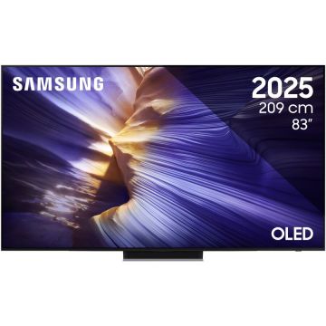 Samsung Televizor Samsung OLED 83S90F, 209 cm, Smart, 4K Ultra HD, 100 Hz, Clasa F (Model 2025), Negru