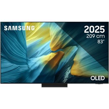Samsung Televizor Samsung OLED 83S95F, 209 cm, Smart, 4K Ultra HD, 100 Hz, Clasa G (Model 2025), Negru
