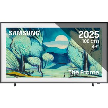 Samsung Televizor Samsung QLED The Frame 43LS03F, 108 cm, Smart, 4K Ultra HD, Clasa G (Model 2025), Negru