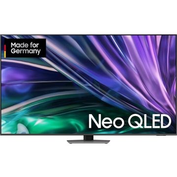 Samsung Televizor Smart Samsung GQ-55QN85D, QLED TV, 55 inch, 138 cm, UltraHD 4K, twin tuner, mini LED, 120Hz panel, Carbon-Argintiu