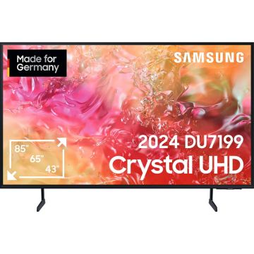 Samsung Televizor Smart Samsung GU-65DU7199, LED TV, 65 inch, 163 cm, UltraHD 4K, HDR 10+, WLAN, Bluetooth, Negru